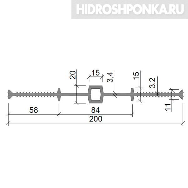 Гидрошпонка-Аквастоп-ДВ-20015-ПВХ