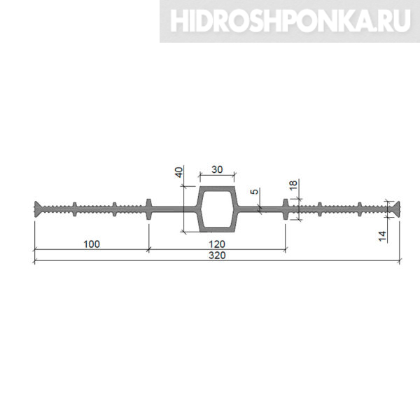 Гидрошпонка-Аквастоп-ДВ-320301