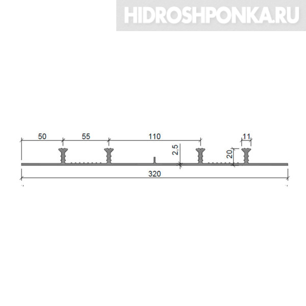 Гидрошпонка-Аквастоп-ХОМ-320-420