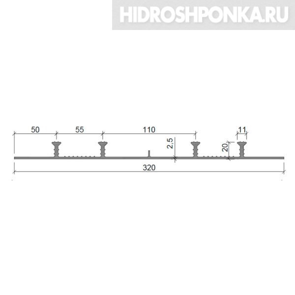 Гидрошпонка-Аквастоп-ХОМ-320-420-ТЭП