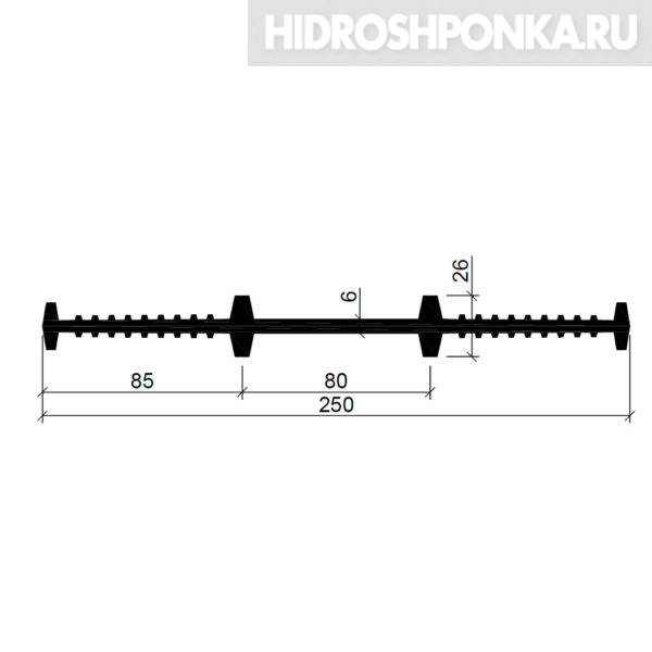 Гидрошпонка-Аквастоп-ХВ-250(6)-ТЭП
