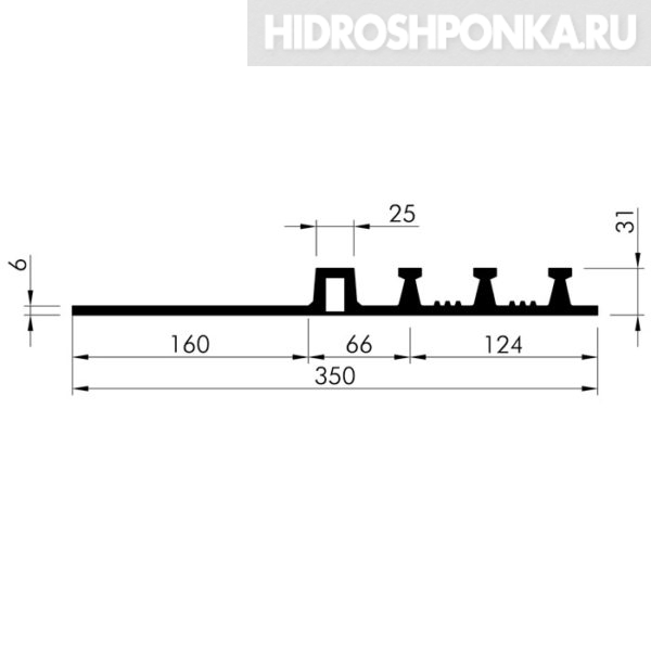 Гидрошпонка-Elastoflex-AM-350-eins