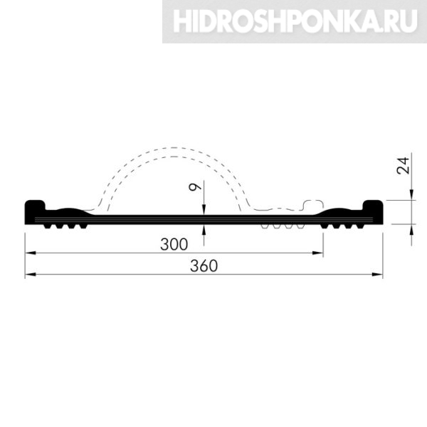Гидрошпонка-Elastoflex-OKB-30