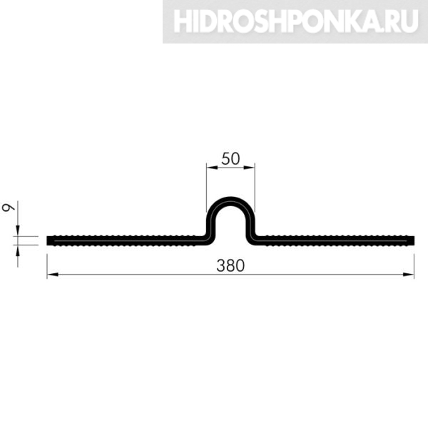 Гидрошпонка-Elastoflex-Omega-380-mit-Gewebe