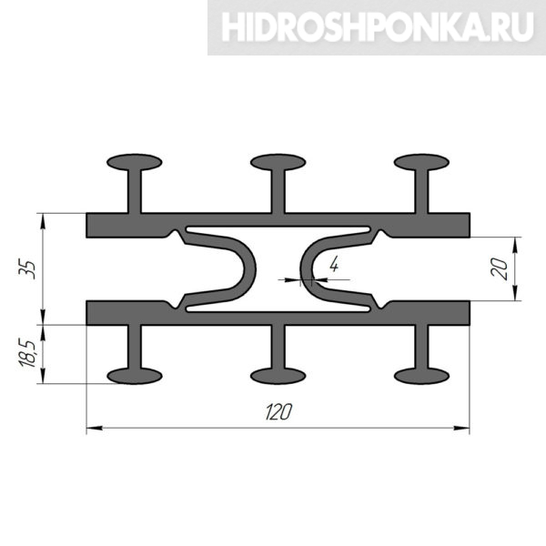 Гидрошпонка-Гидроконтур-ДК-120