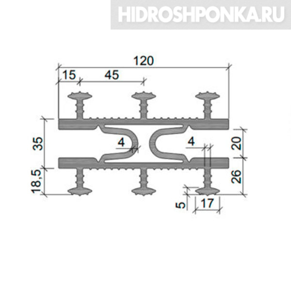 Гидрошпонка-Masterflex-DK-12-S