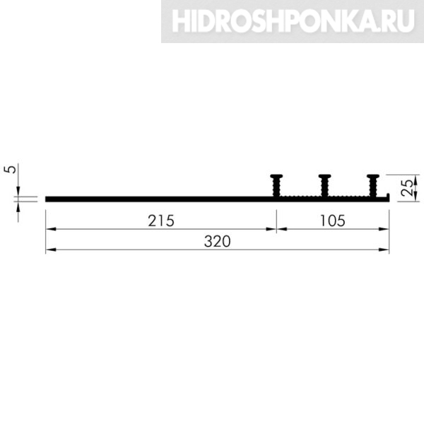 Гидрошпонка-Nitriflex-DA-320-eins