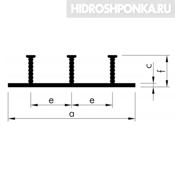 Гидрошпонка-Nitriflex-FAPN-60