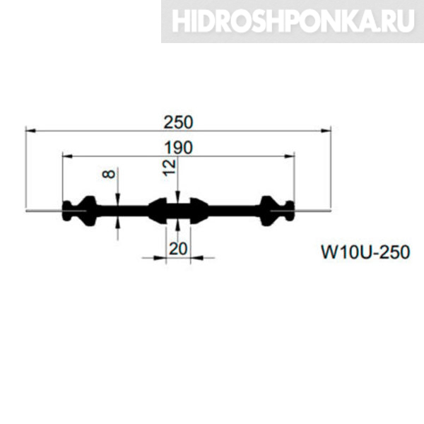 Гидрошпонка-Trelleborg-Bakker-W10U-250