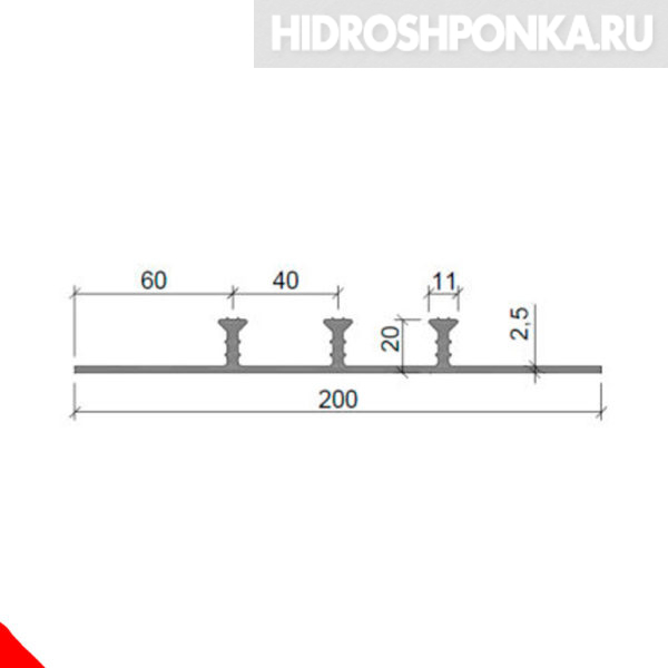 Гидрошпонка-Ультрабанд-ХОМ-250195