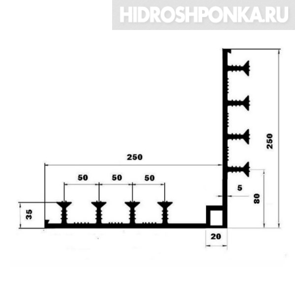 Гидрошпонка-Waterstop-IE-C-500