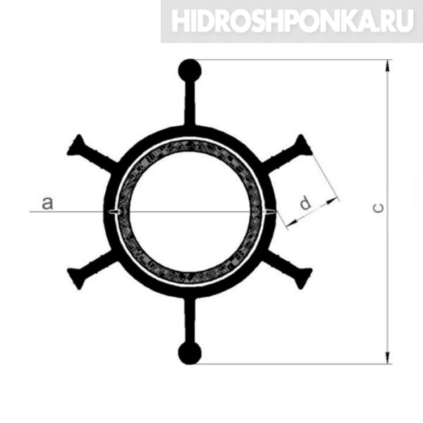 Гидрошпонка-трубка-WPS-Т-88
